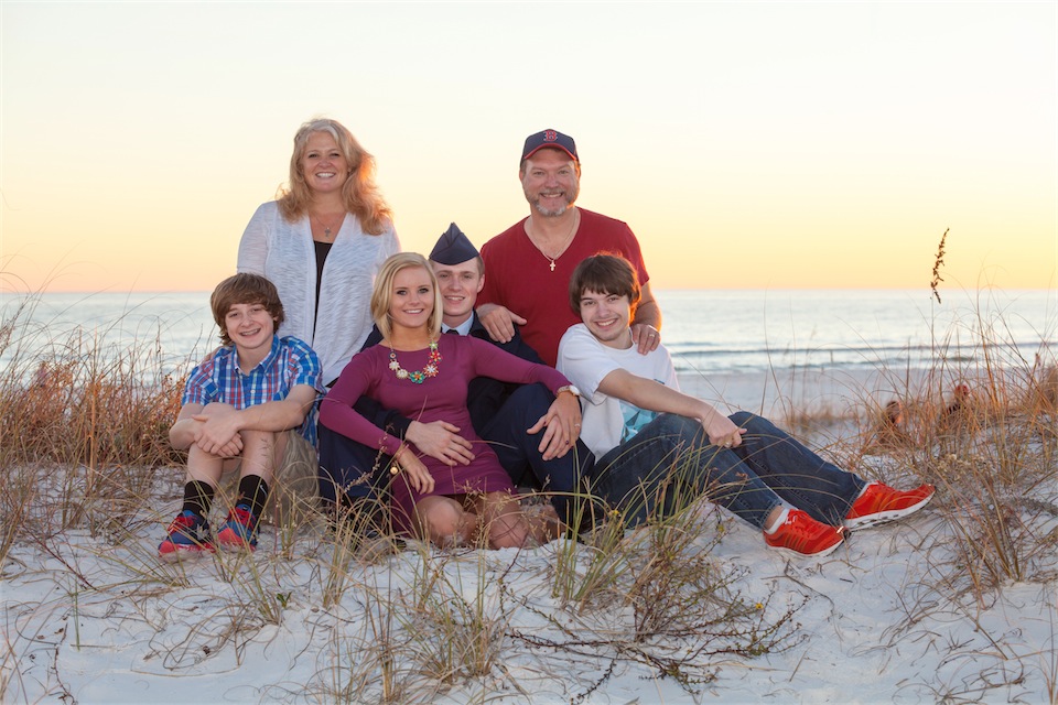 Pensacola Beach family and Engagement Session