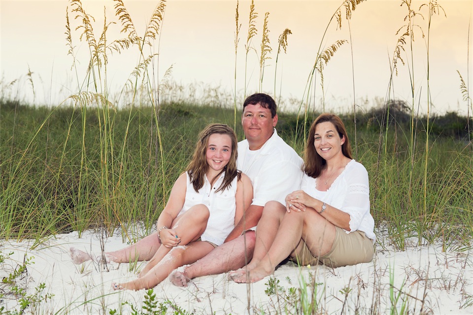 Family Beach Portrait Photography Session, Pensacola Beach, FL