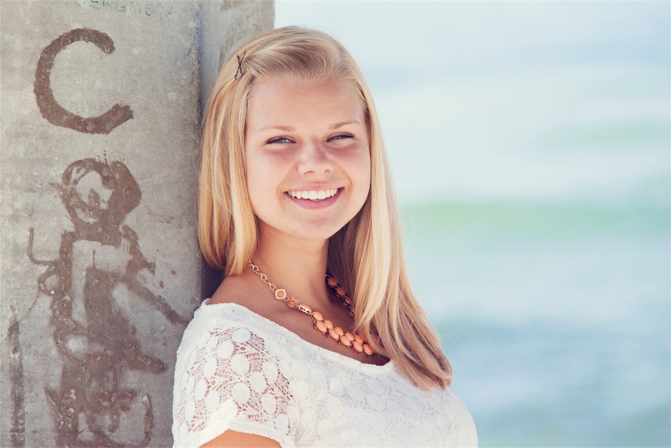 Pensacola Senior Portrait Session at Portofino Resort