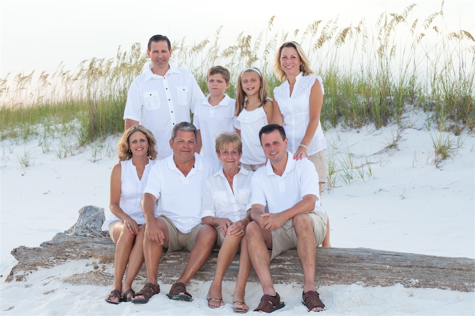 Pensacola Beach Group Portrait Photography Session