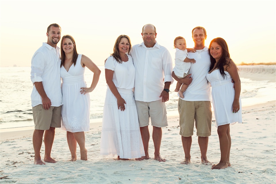 Pensacola Family Beach Photos at Fort Pickens